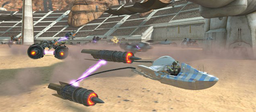 Kinect Star Wars Comic-Con 2011 demo with a pod racing gameplay trailer