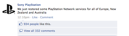 PSN is Back Up in Australia and New Zealand