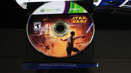 XBOX 360 KINECT STAR WARS GAME WITH BONUS DEMO DISC COMES WITH CASE NO  MANUAL