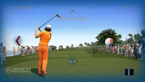 Tiger Woods 13 using Kinect