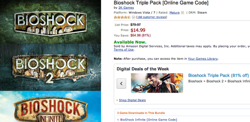 BioShock Infinite PC deal for Cyber Monday