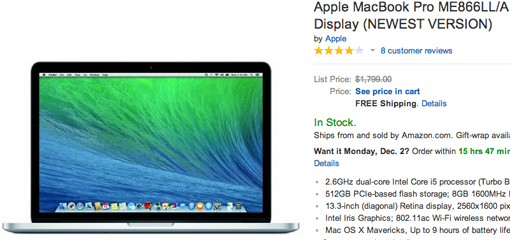 Black Friday MacBook Pro and MacBook Air deals 2013