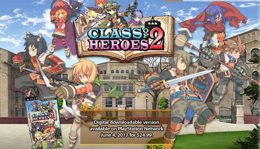 Class of Heroes 2 coming to PSP and PS Vita