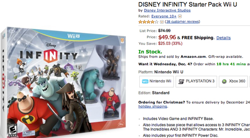 Disney Infinity characters in stock for Cyber Monday deals