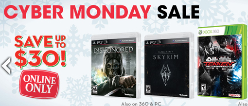 Cyber Monday GameStop