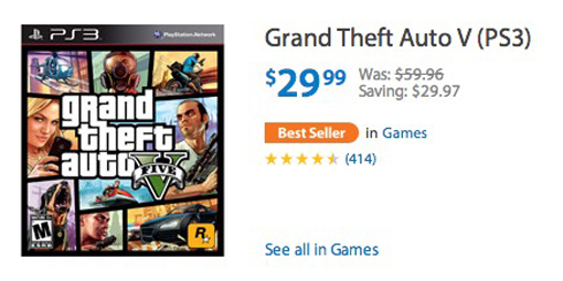 gta 5 ps3 walmart