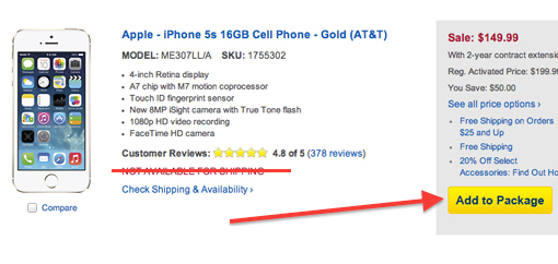 iPhone 5S sale