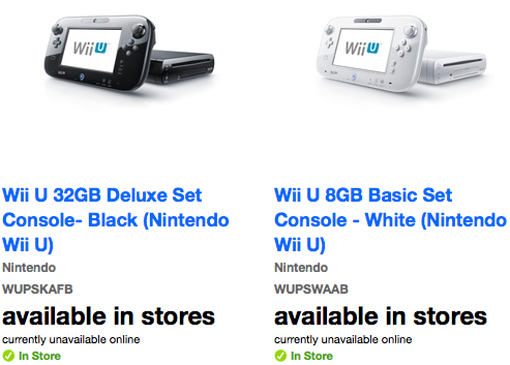 Nintendo Wii U on sale at Target