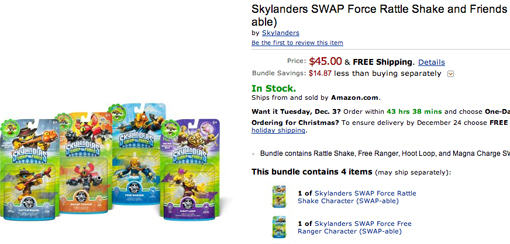 Skylanders characters for sale on Cyber Monday