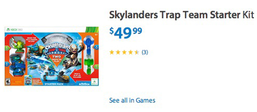 Skylanders Trap Team Walmart sale Cyber Monday deal 2014