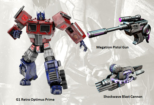 Transformers Fall of Cybertron trailer demo