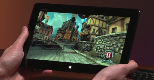 Windows 8 RT demo for a tablet