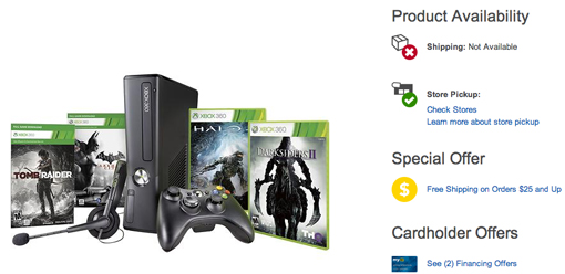Xbox 360 bundle is at Best Buy 2013